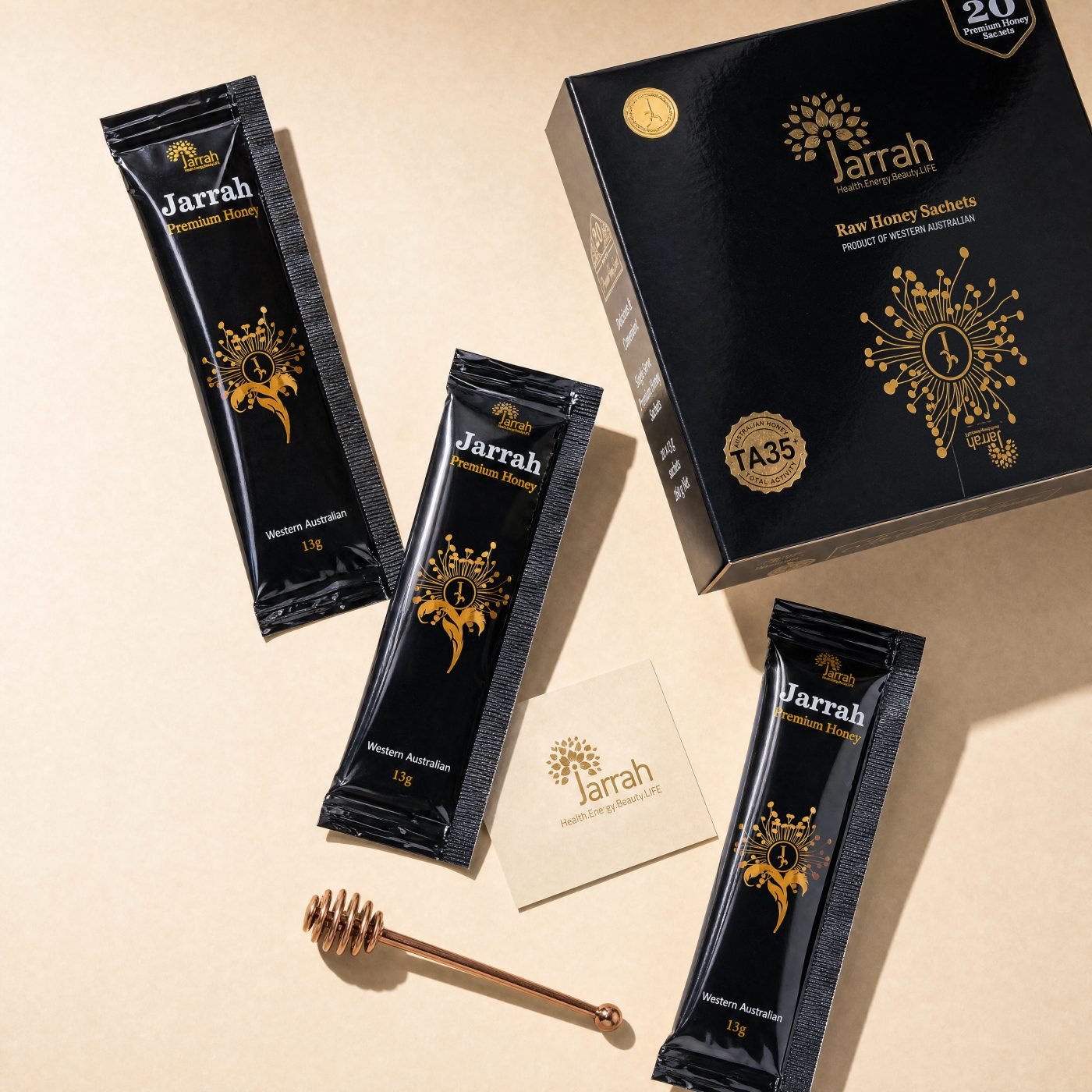 Jarrah Honey Ta 35+ (20 Sachets A Box)