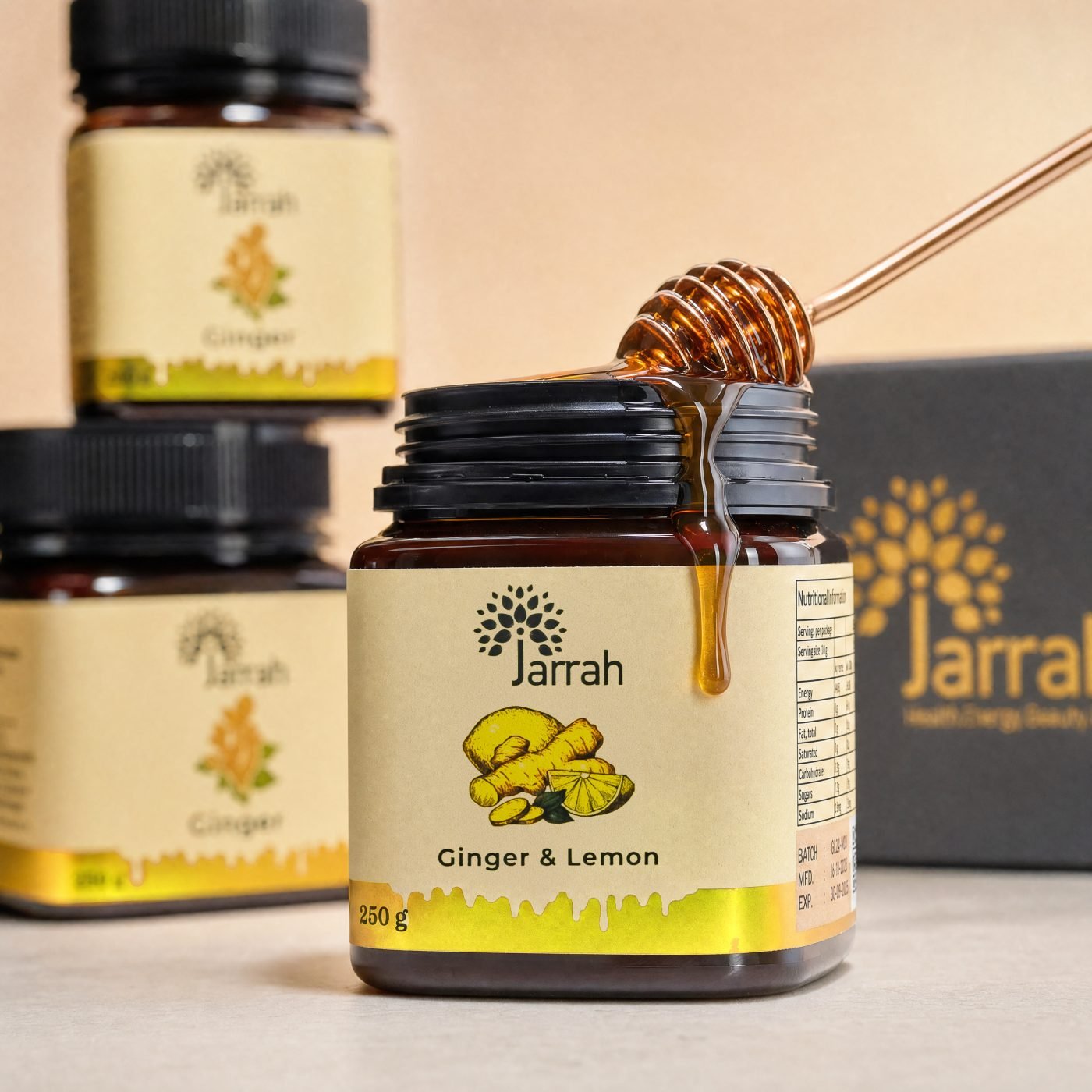 Jarrah Honey Ginger & Lemon 